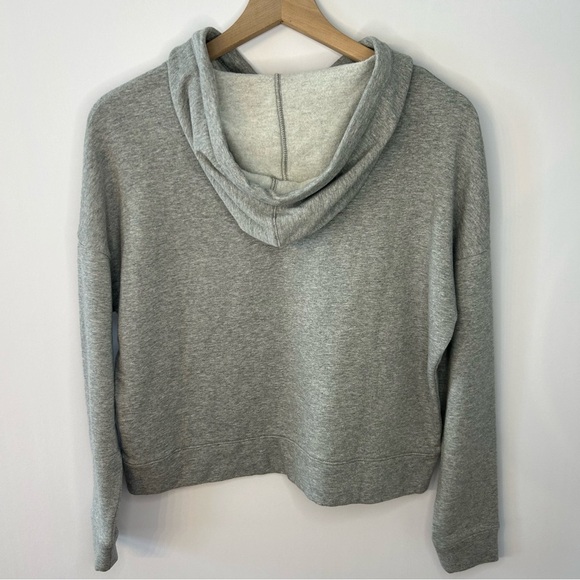 Miles(s) by Madewell Warmup Hoodie Sweatshirt in Light Heather Grey, Size XS - Picture 9 of 12
